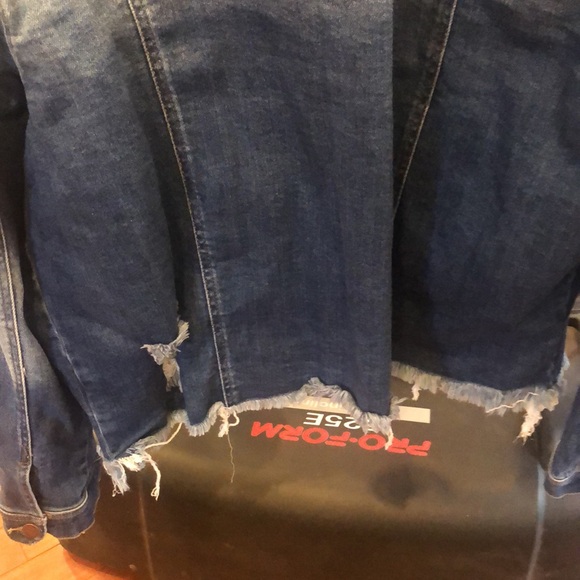 Risen plus size Jean jacket - Picture 9 of 9
